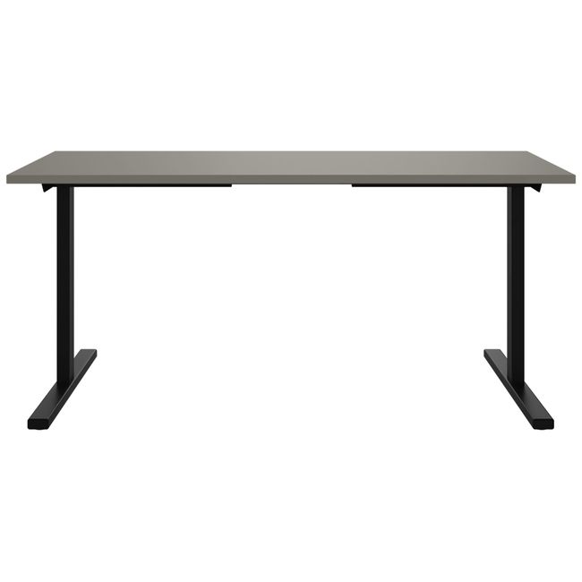 T-EASY Schreibtisch | 1200 - 1800 mm, Cubanitgrau