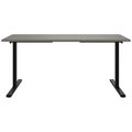 T-EASY desk | 1200 - 1800 mm, Cubanite grey - 2 Thumbnail Image