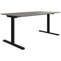 T-EASY desk | 1200 - 1800 mm, Cubanite grey - 1 Thumbnail Image
