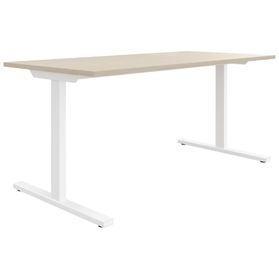 T-EASY Schreibtisch | 1200 - 1800 mm, Ahorn