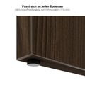 BRALCO SILE desk with extension table | 1800 - 2000 mm, angle desk, cable duct, side frame, oak - 10 Thumbnail Image