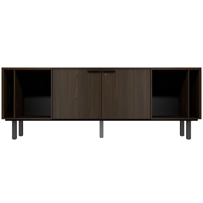 BRALCO SILE Lowboard | 1 OH, 2025 x 740 mm, Nussbaum BRALCO SILE Lowboard | 1 OH, 2025 x 740 mm, Nussbaum