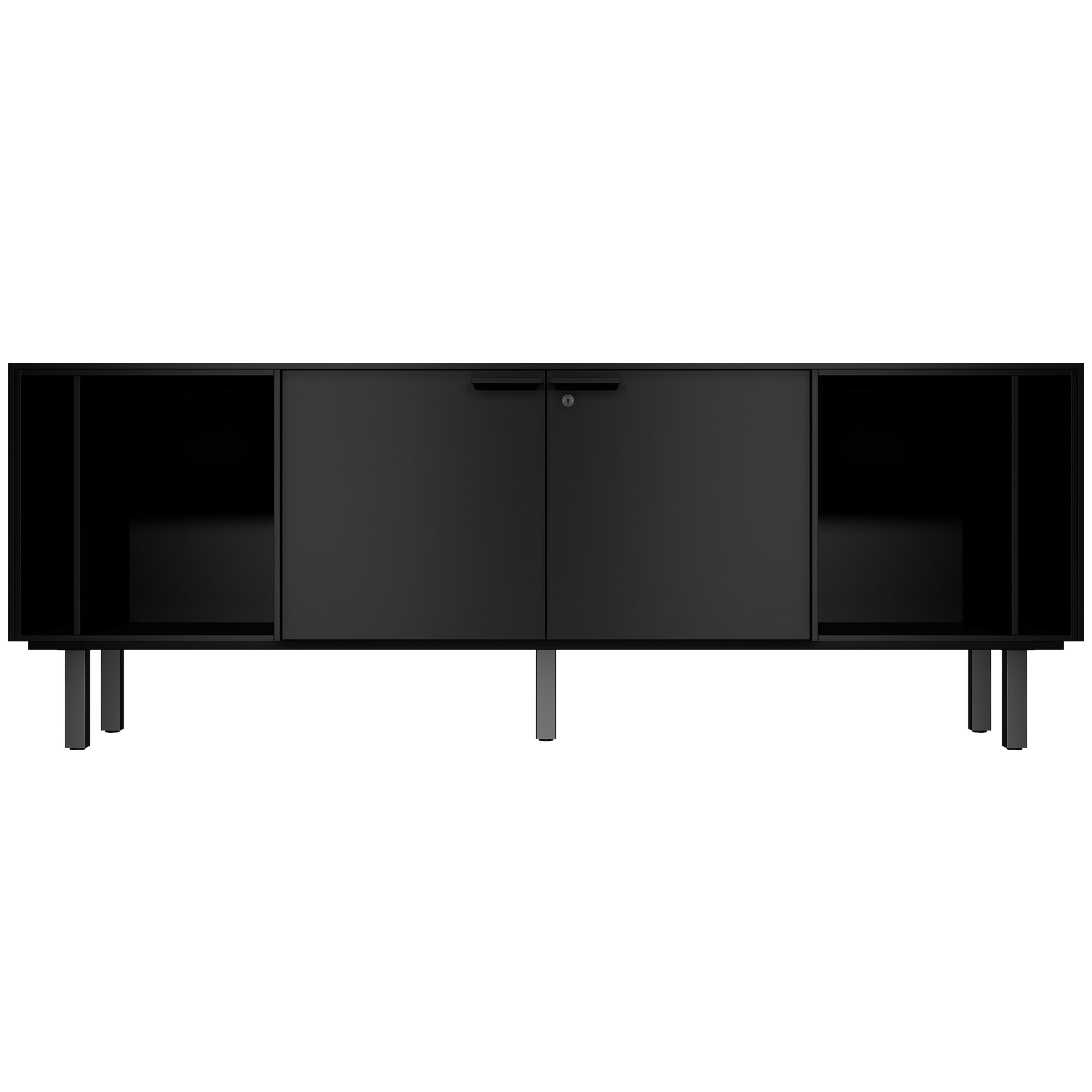 BRALCO SILE Lowboard | 1 OH, 2025 x 740 mm, Schwarz - 2 Main Image