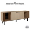 BRALCO SILE Lowboard | 1 OH, 2025 x 740 mm, Schwarz - 6 Thumbnail Image