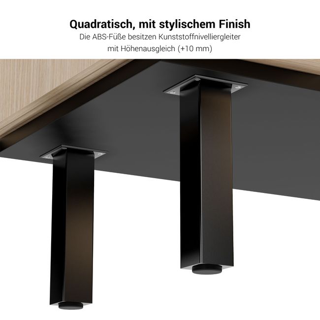 BRALCO SILE Highboard | 2 OH, 2025 x 1250 mm, Eiche BRALCO SILE Highboard | 2 OH, 2025 x 1250 mm, Eiche