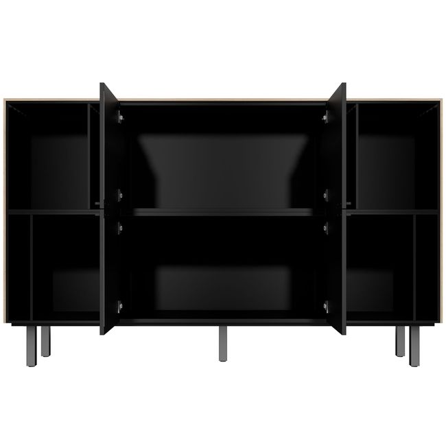 BRALCO SILE Highboard | 2 OH, 2025 x 1250 mm, Eiche BRALCO SILE Highboard | 2 OH, 2025 x 1250 mm, Eiche