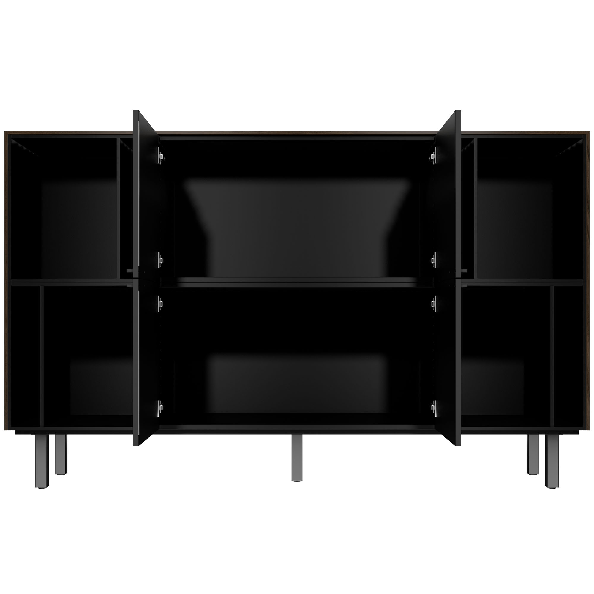 Bralco SILE Highboard | 2 oh, 2025 x 1250 mm, noix - 3 Main Image