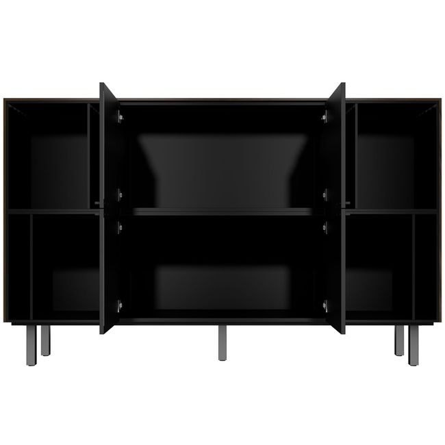 BRALCO SILE Highboard | 2 OH, 2025 x 1250 mm, Nussbaum BRALCO SILE Highboard | 2 OH, 2025 x 1250 mm, Nussbaum