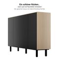 Bralco SILE Highboard | 2 oh, 2025 x 1250 mm, noix - 5 Thumbnail Image