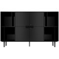 BRALCO SILE highboard | 2 OH, 2025 x 1250 mm, black - 2 Thumbnail Image