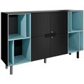 BRALCO SILE highboard | 2 OH, 2025 x 1250 mm, black - 4 Thumbnail Image