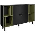 BRALCO SILE highboard | 2 OH, 2025 x 1250 mm, black - 5 Thumbnail Image