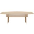 BRALCO SILE Konferenztisch | Bootsform, 2400 - 4200 mm (6 - 16 Personen), Kabelschacht optional, Eiche