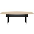 BRALCO SILE Konferenztisch | Bootsform, 2400 - 4200 mm (6 - 16 Personen), Kabelschacht optional, Eiche - 2 Thumbnail Image