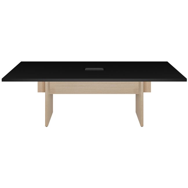 BRALCO SILE Konferenztisch | 2400 - 4200 mm (6 - 16 Personen), elektrifiziert, Schwarz BRALCO SILE Konferenztisch | 2400 - 4200 mm (6 - 16 Personen), elektrifiziert, Schwarz