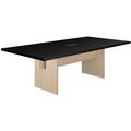 BRALCO SILE Konferenztisch | 2400 - 4200 mm (6 - 16 Personen), elektrifiziert, Schwarz BRALCO SILE Konferenztisch | 2400 - 4200 mm (6 - 16 Personen), elektrifiziert, Schwarz