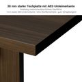 BRALCO SILE Konferenztisch | 2400 - 4200 mm (6 - 16 Personen), elektrifiziert, Schwarz - 5 Thumbnail Image