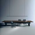 BRALCO SILE Konferenztisch | 2400 - 4200 mm (6 - 16 Personen), elektrifiziert, Schwarz - 9 Thumbnail Image