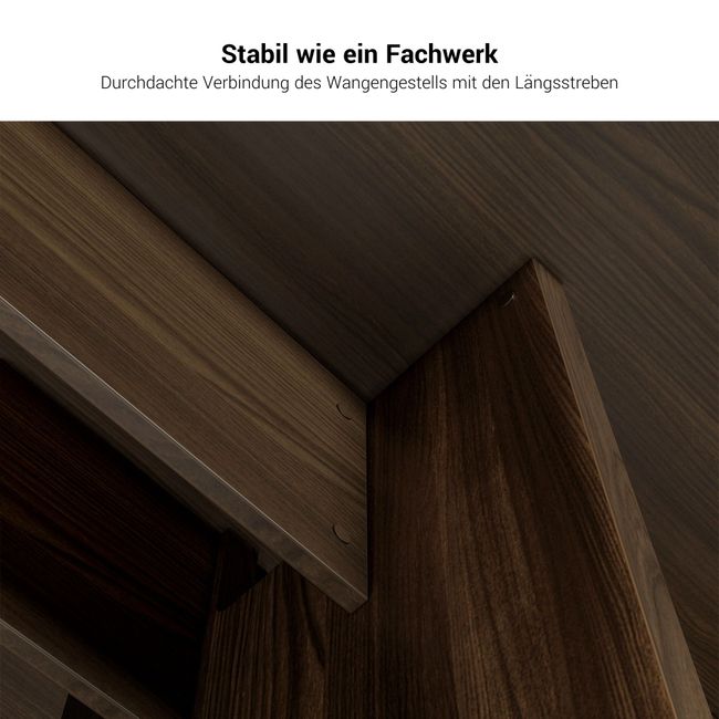 BRALCO SILE Konferenztisch | 2400 - 4200 mm (6 - 16 Personen), elektrifiziert, Nussbaum