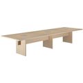BRALCO SILE Konferenztisch | 2400 - 4200 mm (6 - 16 Personen), elektrifiziert, Eiche BRALCO SILE Konferenztisch | 2400 - 4200 mm (6 - 16 Personen), elektrifiziert, Eiche