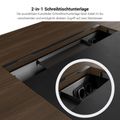 Bralco SILE Scrivania | 1800 - 2000 mm, cornice della guancia, quercia - 5 Thumbnail Image