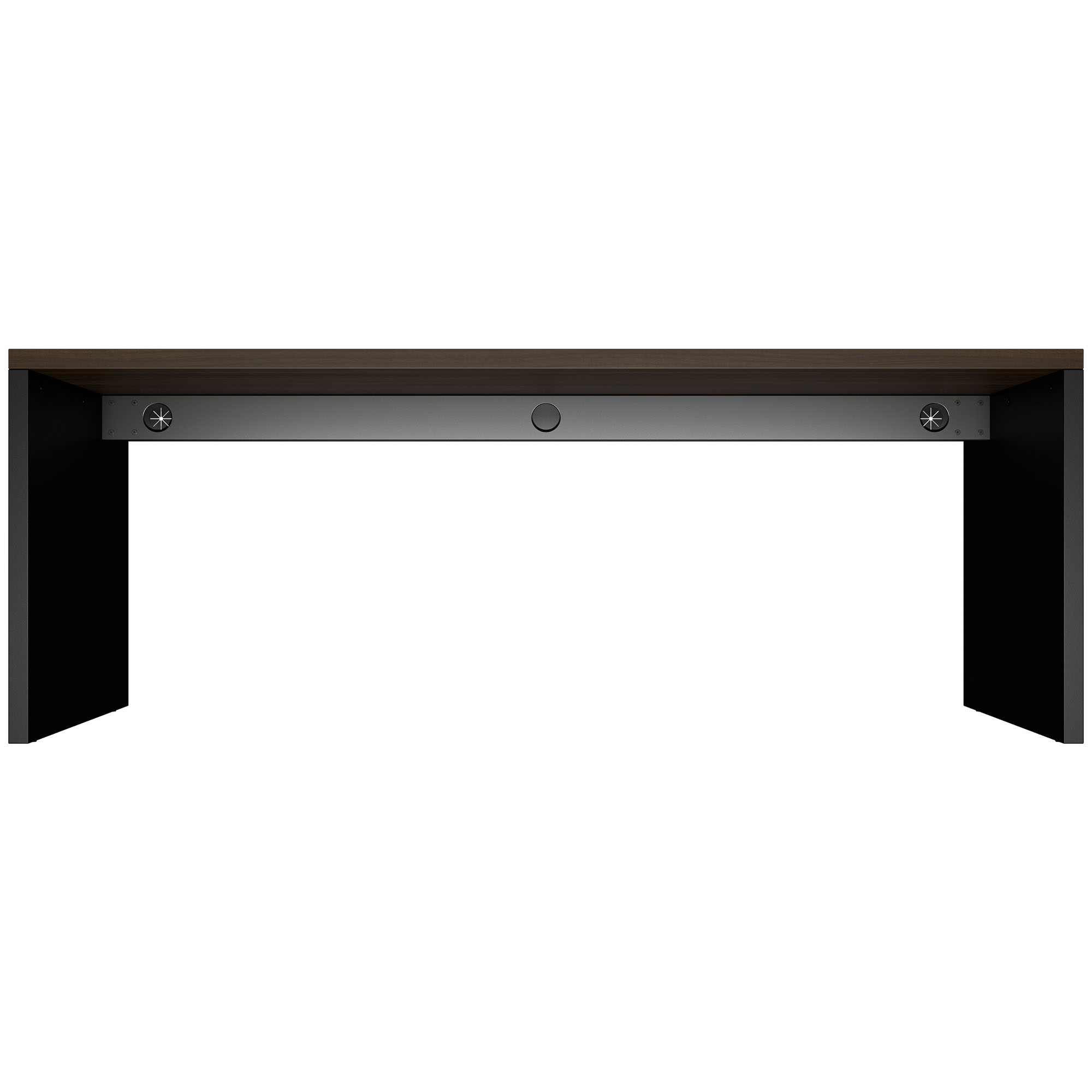 Bralco SILE Bureau | 1800 - 2000 mm, cadre de joues, noyer - 2 Main Image