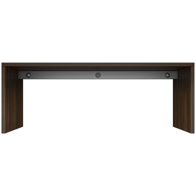 BRALCO SILE Schreibtisch | 1800 - 2000 mm, Wangengestell, Nussbaum