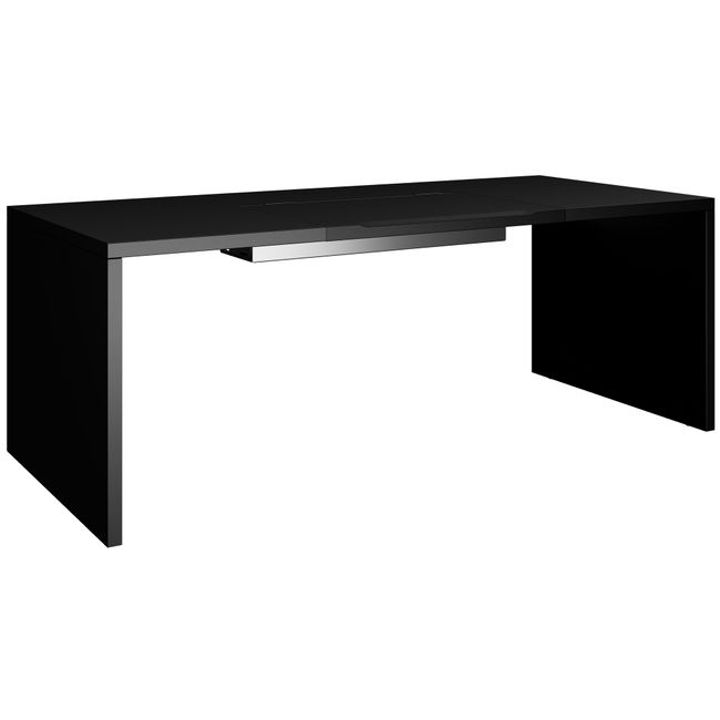 BRALCO SILE Schreibtisch | 1800 - 2000 mm, Wangengestell, Schwarz BRALCO SILE Schreibtisch | 1800 - 2000 mm, Wangengestell, Schwarz