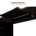 Bralco SILE Bureau | 1800 - 2000 mm, cadre de joues, noir - 6 Thumbnail Image