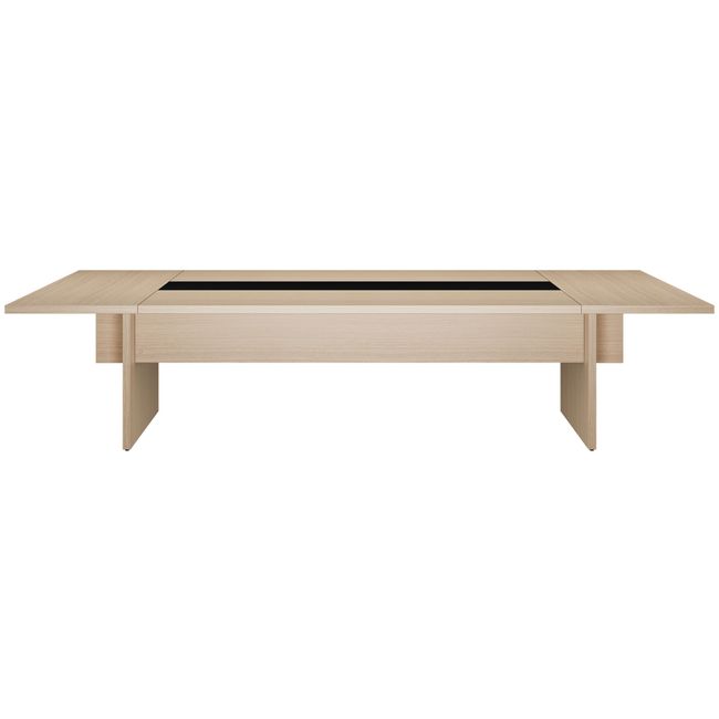 BRALCO SILE Konferenztisch | 3200 - 4800 mm (6 - 20 Personen), Mitteleinsatz, Eiche BRALCO SILE Konferenztisch | 3200 - 4800 mm (6 - 20 Personen), Mitteleinsatz, Eiche