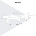 BRALCO SILE Konferenztisch | 3200 - 4800 mm (6 - 20 Personen), Mitteleinsatz, Eiche - 9 Thumbnail Image