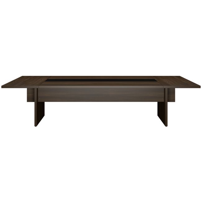 BRALCO SILE Konferenztisch | 3200 - 4800 mm (6 - 20 Personen), Mitteleinsatz, Nussbaum BRALCO SILE Konferenztisch | 3200 - 4800 mm (6 - 20 Personen), Mitteleinsatz, Nussbaum