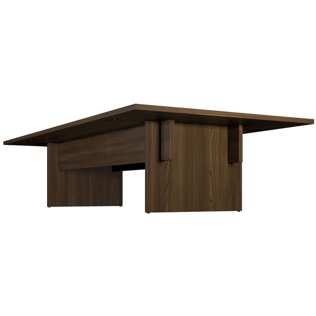 BRALCO SILE Konferenztisch | 3200 - 4800 mm (6 - 20 Personen), Mitteleinsatz, Nussbaum BRALCO SILE Konferenztisch | 3200 - 4800 mm (6 - 20 Personen), Mitteleinsatz, Nussbaum