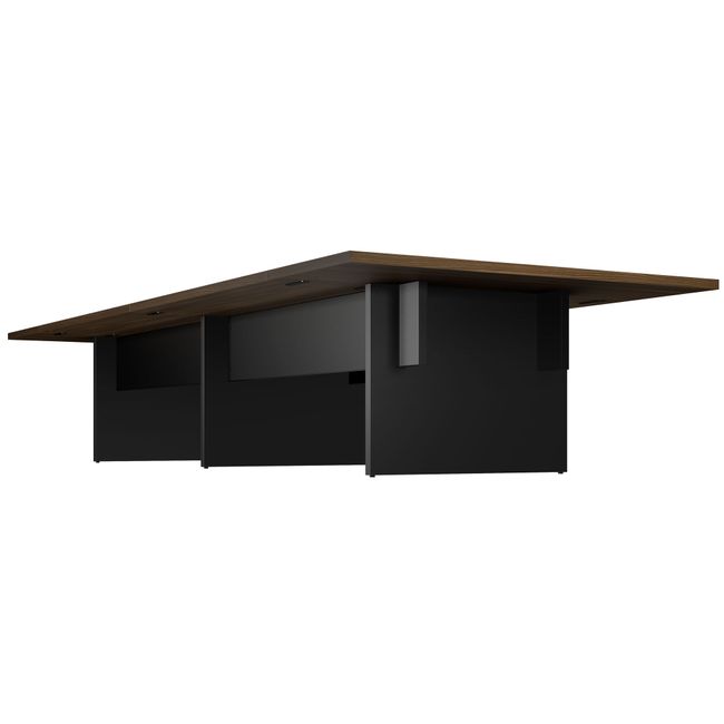 BRALCO SILE Konferenztisch | 3200 - 4800 mm (6 - 20 Personen), Mitteleinsatz, Nussbaum BRALCO SILE Konferenztisch | 3200 - 4800 mm (6 - 20 Personen), Mitteleinsatz, Nussbaum