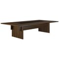 BRALCO SILE Konferenztisch | 3200 - 4800 mm (6 - 20 Personen), Mitteleinsatz, Nussbaum BRALCO SILE Konferenztisch | 3200 - 4800 mm (6 - 20 Personen), Mitteleinsatz, Nussbaum