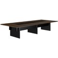 BRALCO SILE Konferenztisch | 3200 - 4800 mm (6 - 20 Personen), Mitteleinsatz, Nussbaum BRALCO SILE Konferenztisch | 3200 - 4800 mm (6 - 20 Personen), Mitteleinsatz, Nussbaum
