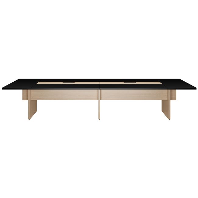 BRALCO SILE Konferenztisch | 3200 - 4800 mm (6 - 20 Personen), Mitteleinsatz, Schwarz BRALCO SILE Konferenztisch | 3200 - 4800 mm (6 - 20 Personen), Mitteleinsatz, Schwarz