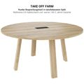 BRALCO TAKE OFF FARM Konferenztisch | Rund, 1200 - 1600 mm (5 - 8 Personen), Wildeiche - 6 Thumbnail Image