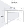 LIGHT Hochtisch | 1600 - 1800 mm, Bernsteineiche - 8 Thumbnail Image