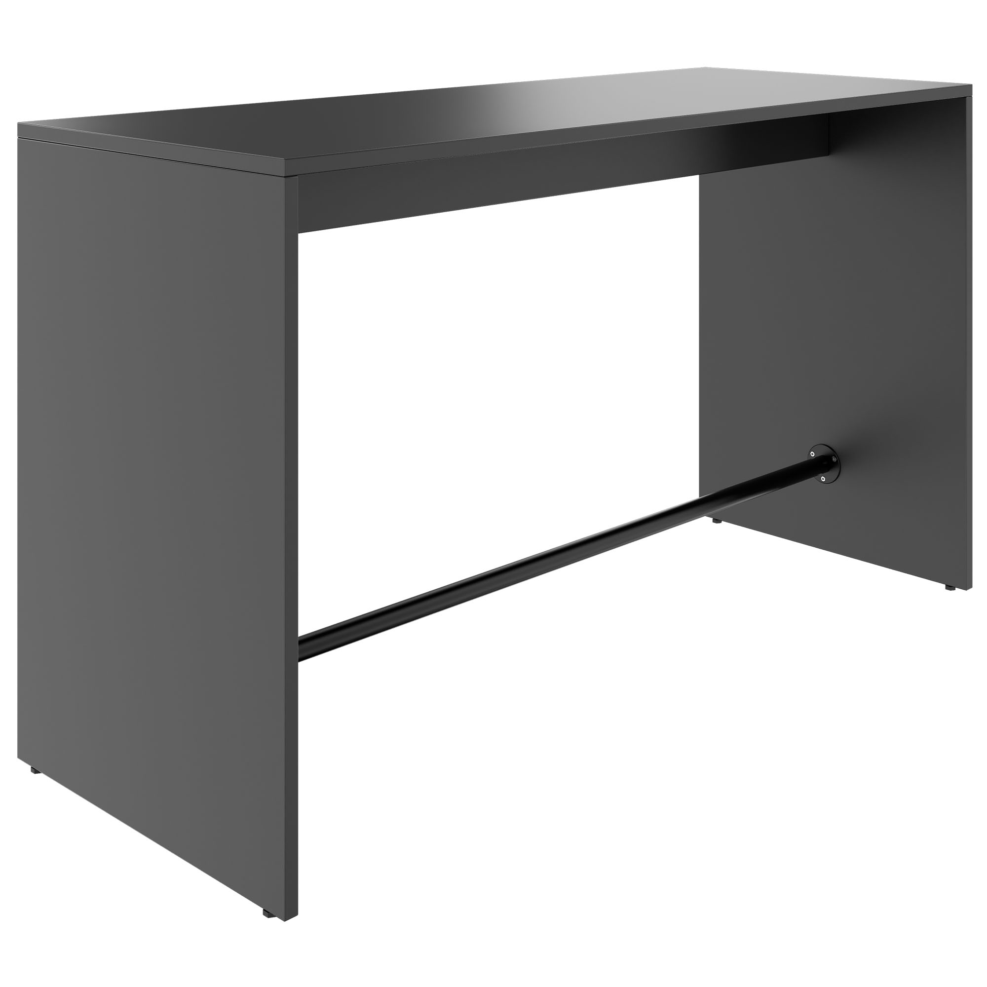 LIGHT Table haute | 1600 - 1800 mm, anthracite - 1 Main Image