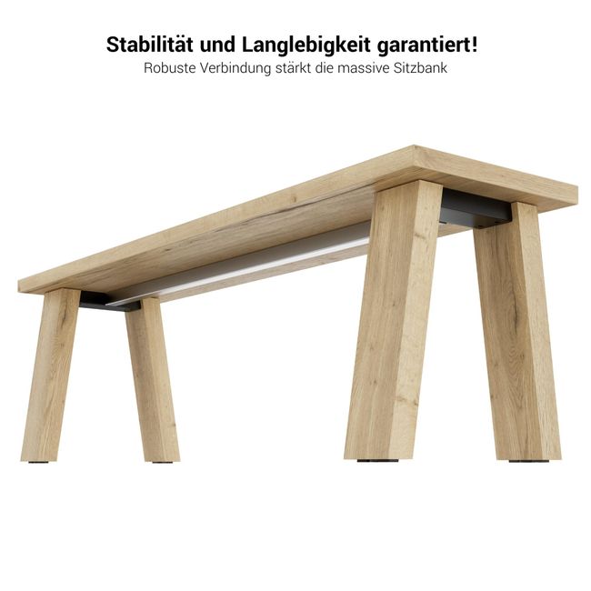 BRALCO TAKE OFF FARM Sitzbank | 680 - 1360 mm, Wildeiche