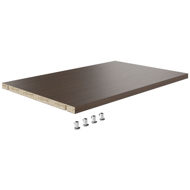 UNI Fachboden | Schrankbreite: 600 mm, 1 Stück, Nussbaum