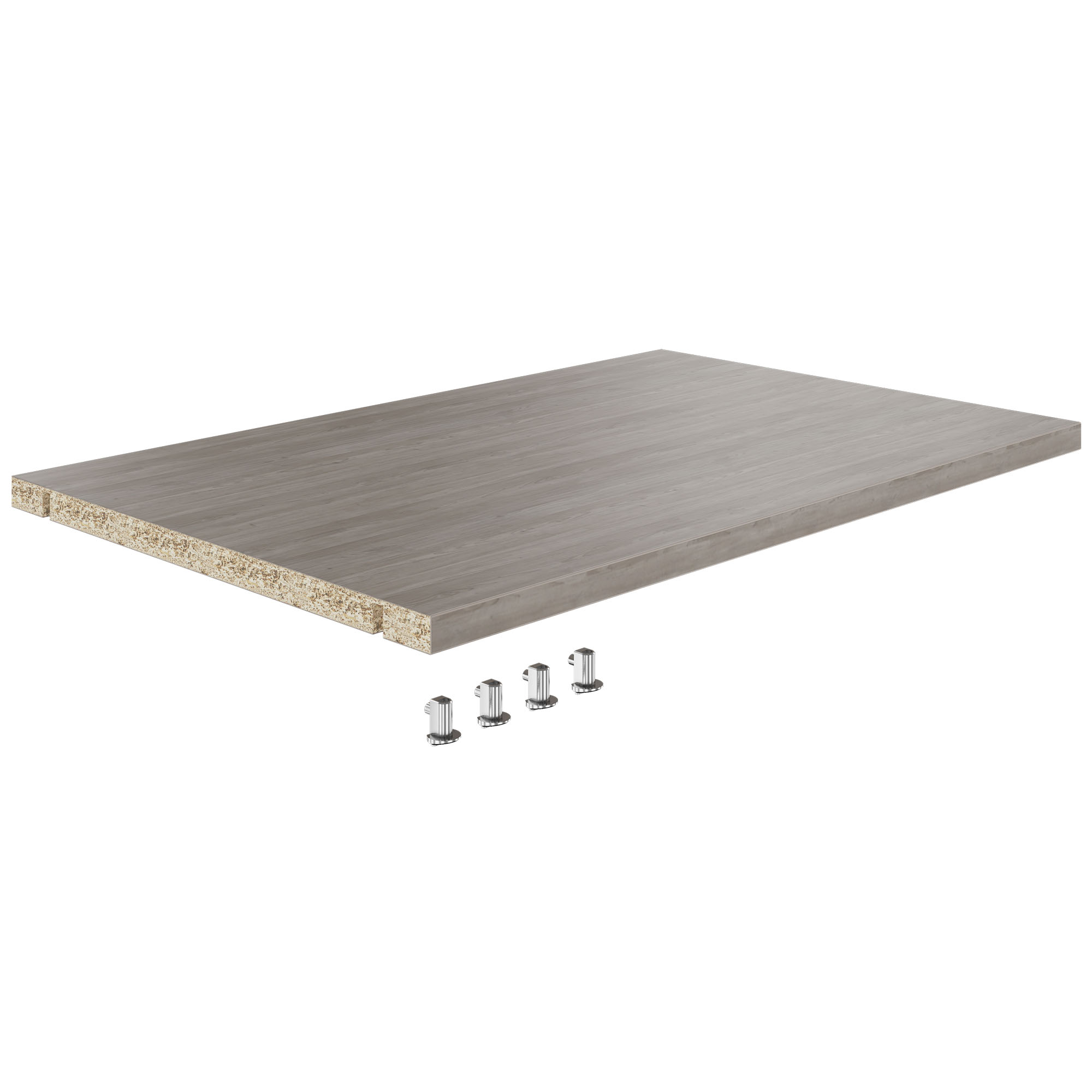UNI Étage du sujet | Largeur de l'armoire: 600 mm, 1 pièce, gris de chêne nord - 2 Main Image