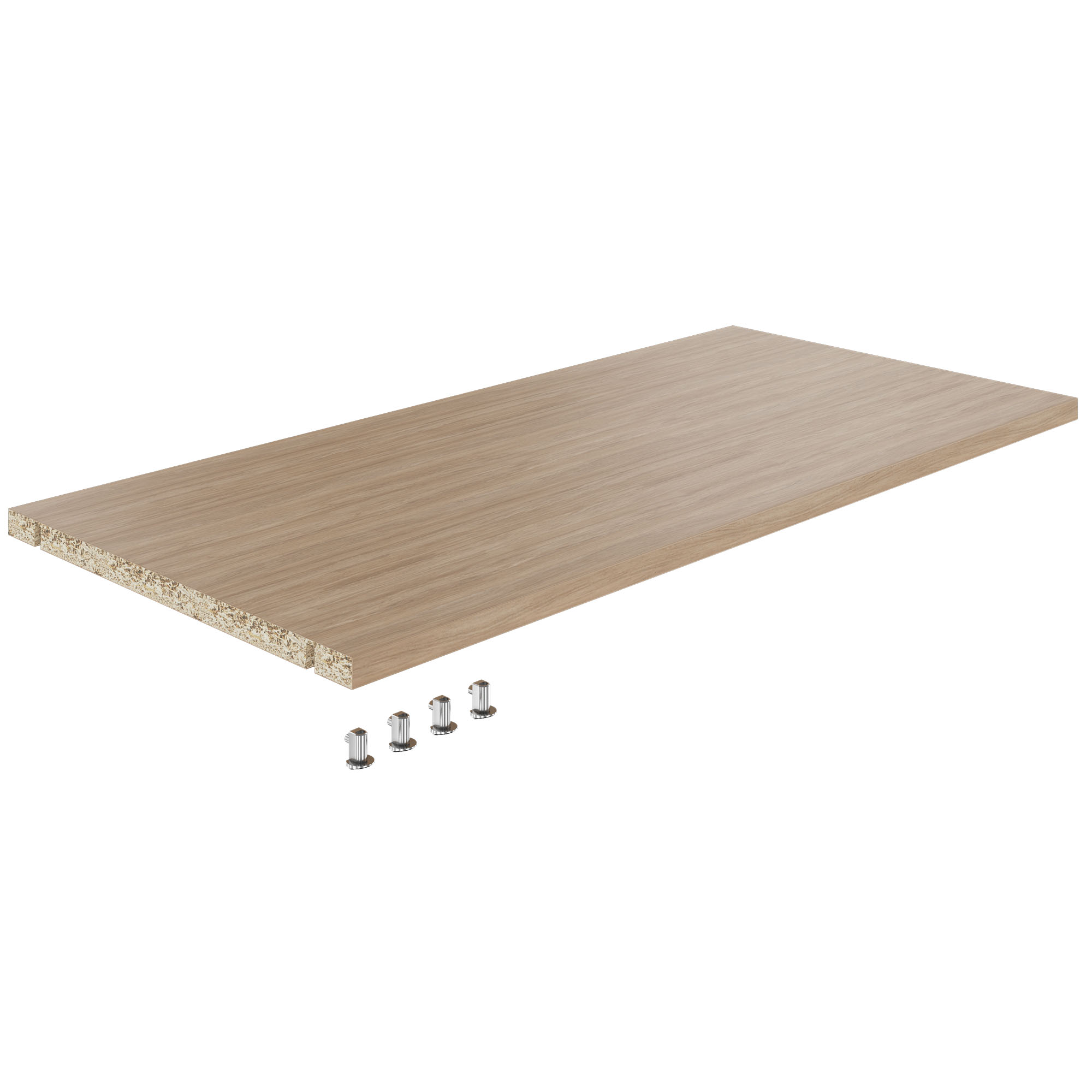 UNI Étage du sujet | Largeur de l'armoire: 800 mm, 1 pièce, chêne ambre - 2 Main Image