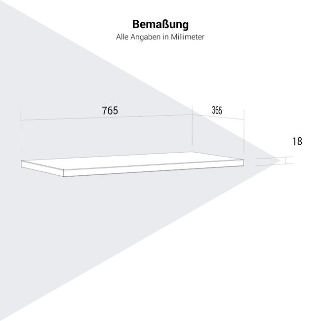 UNI Fachboden | Schrankbreite: 800 mm, 1 Stück, Bernsteineiche UNI Fachboden | Schrankbreite: 800 mm, 1 Stück, Bernsteineiche