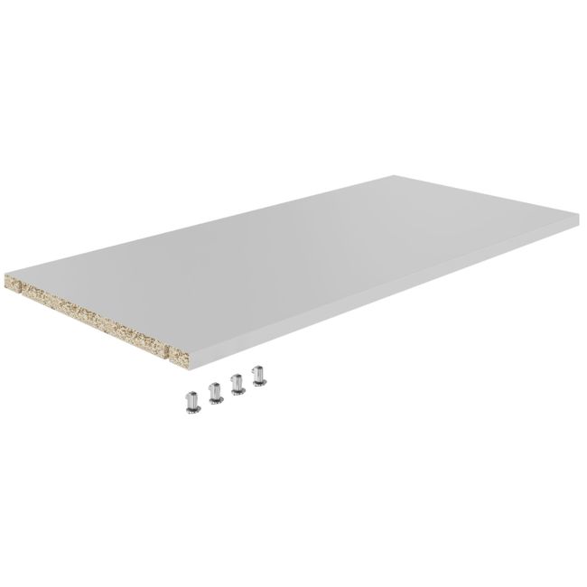 UNI Fachboden | Schrankbreite: 800 mm, 1 Stück, Perlgrau