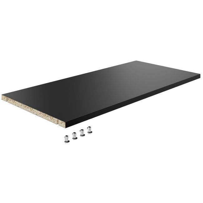 UNI Fachboden | Schrankbreite: 800 mm, 1 Stück, Schwarz