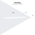 UNI Étage du sujet | Largeur de l'armoire: 1000 mm, 1 morceau, blanc - 4 Thumbnail Image