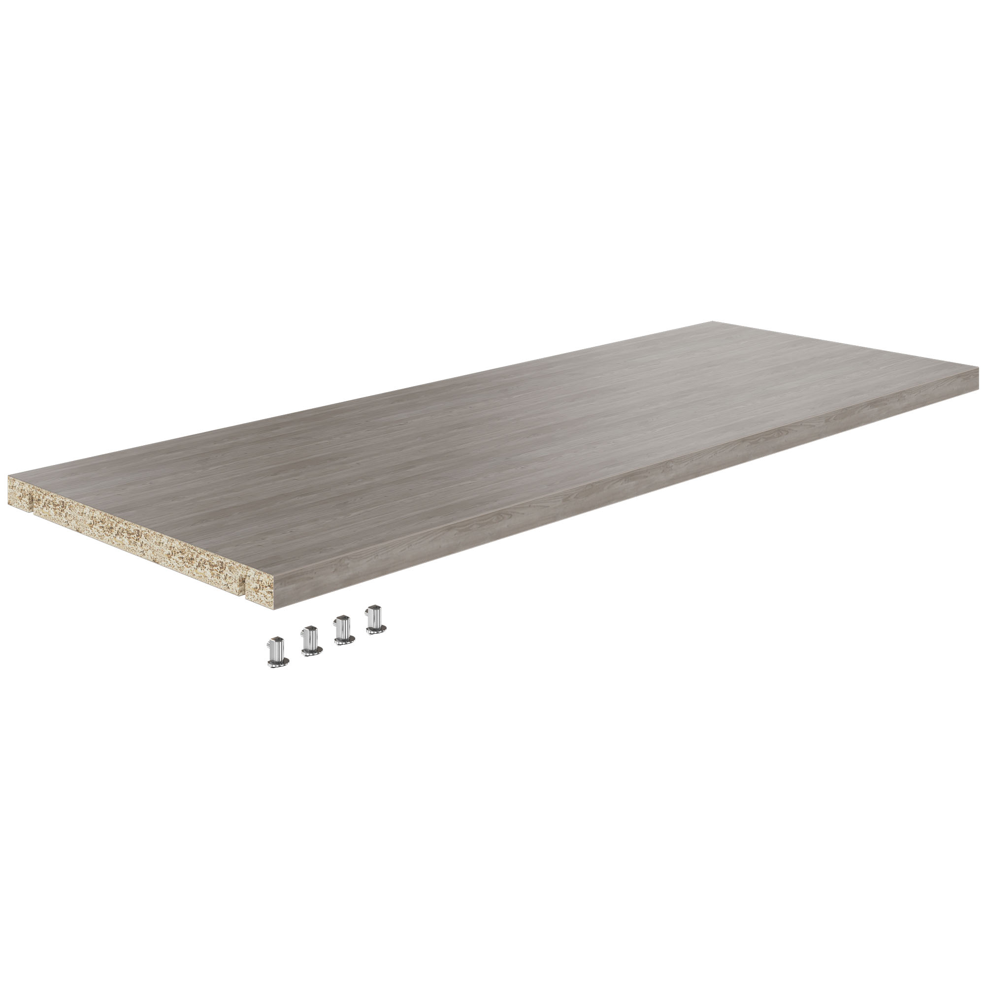 UNI Étage du sujet | Largeur de l'armoire: 1000 mm, 1 pièce, gris de chêne nord - 2 Main Image