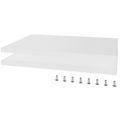 UNI Plancher du sujet pour les portes coulissantes Largeur de cabine de cabine: 1000 mm, 2 pièces, blanc - 2 Thumbnail Image